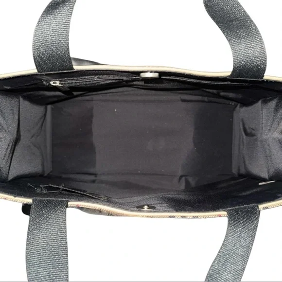 Burberry London Tan Tote W/ Nova Check Details - COA INCLUDED - Picture 8 of 8